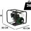 Greenbay GB-HPWP 50 Wärmemotorpumpe – Hohe Förderhöhe – mit 50/40/40 mm Anschlüssen